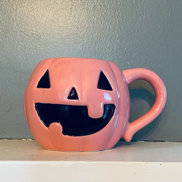 Other - Pink pumpkin jackolantern mug for Halloween